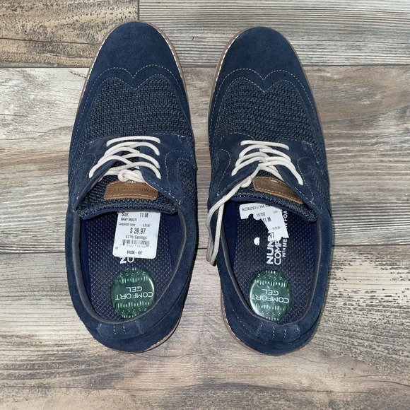 Nunn Bush Barklay‎ Wingtip Oxford Men's Oxford-Size 11M—Navy Multi - Picture 5 of 10